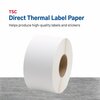 Tsc Thermal Transfer Labels, 4 Width x 6 Length, 3 Core, 8 OD, 1000 Labels Per Roll, 4/PK DT-400600-8-03